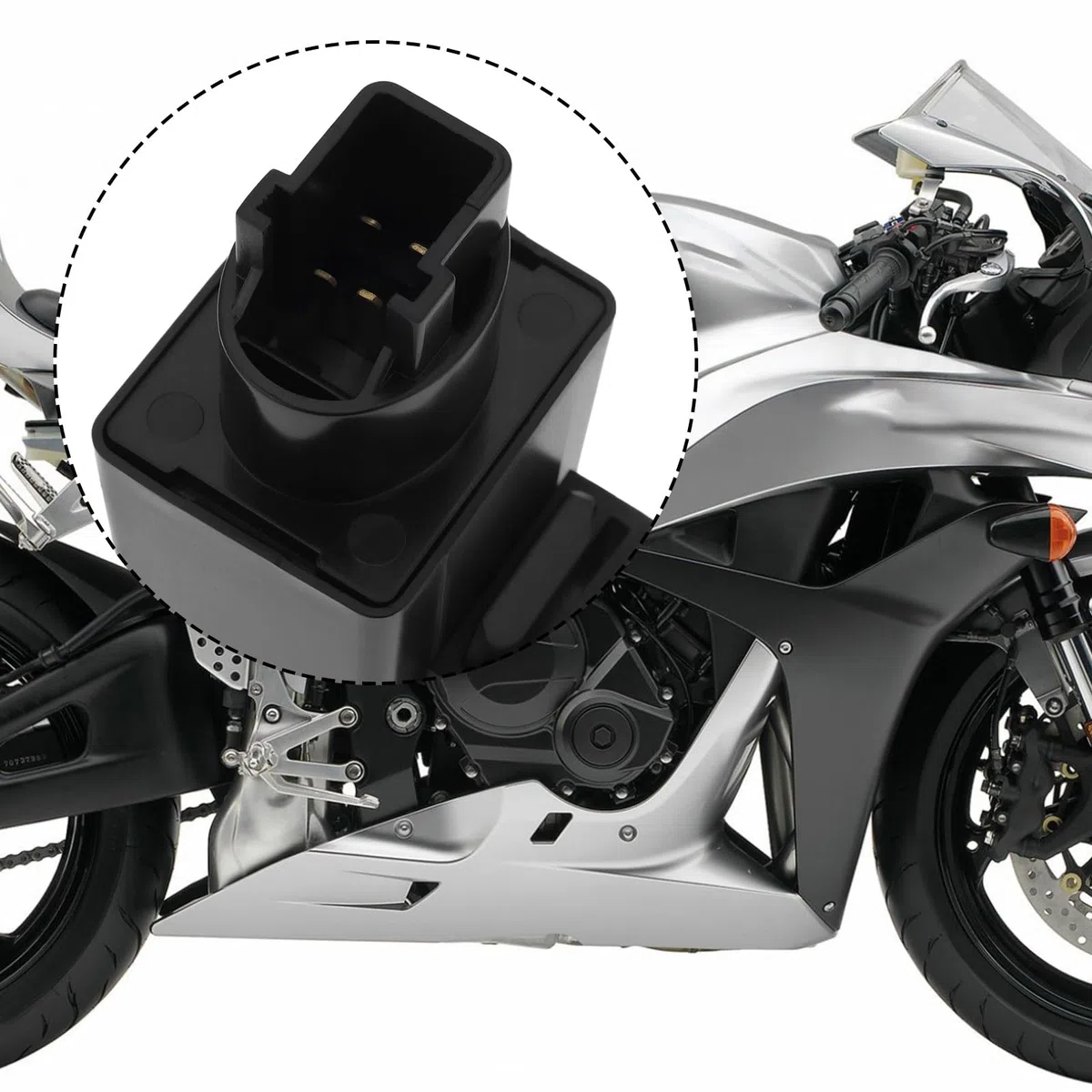 Relé Intermitente LED de 4 Pines Compatible con Honda CBR1000RR 04-07 CBR600RR 07-11