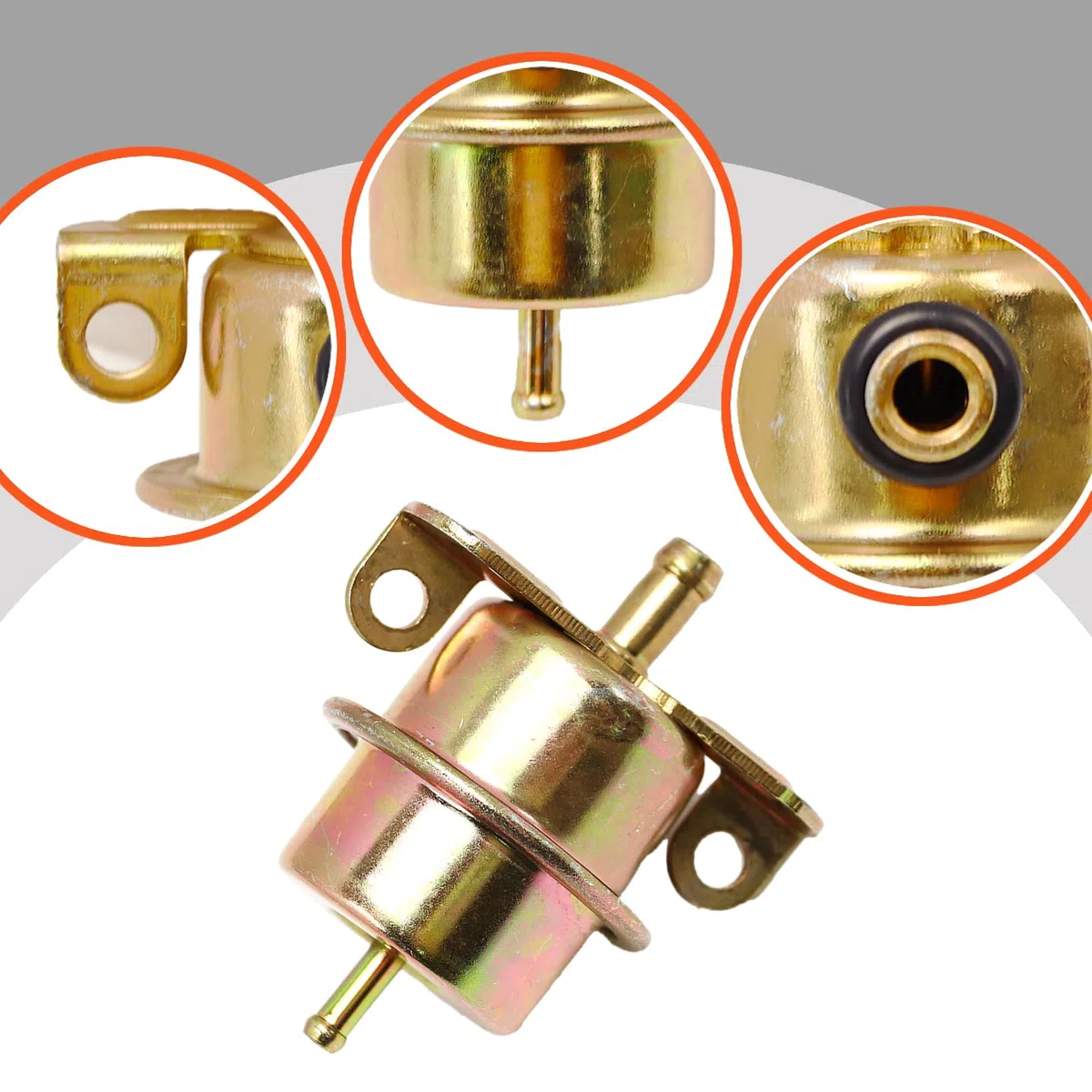 Regulador de presión de gasolina, regulador de presión de combustible, bomba de combustible 0280160235, compatible con Skoda Seat, Citroen, Peugeot, F1at, Lancia, Volvo, Saab, Talbot Alfa