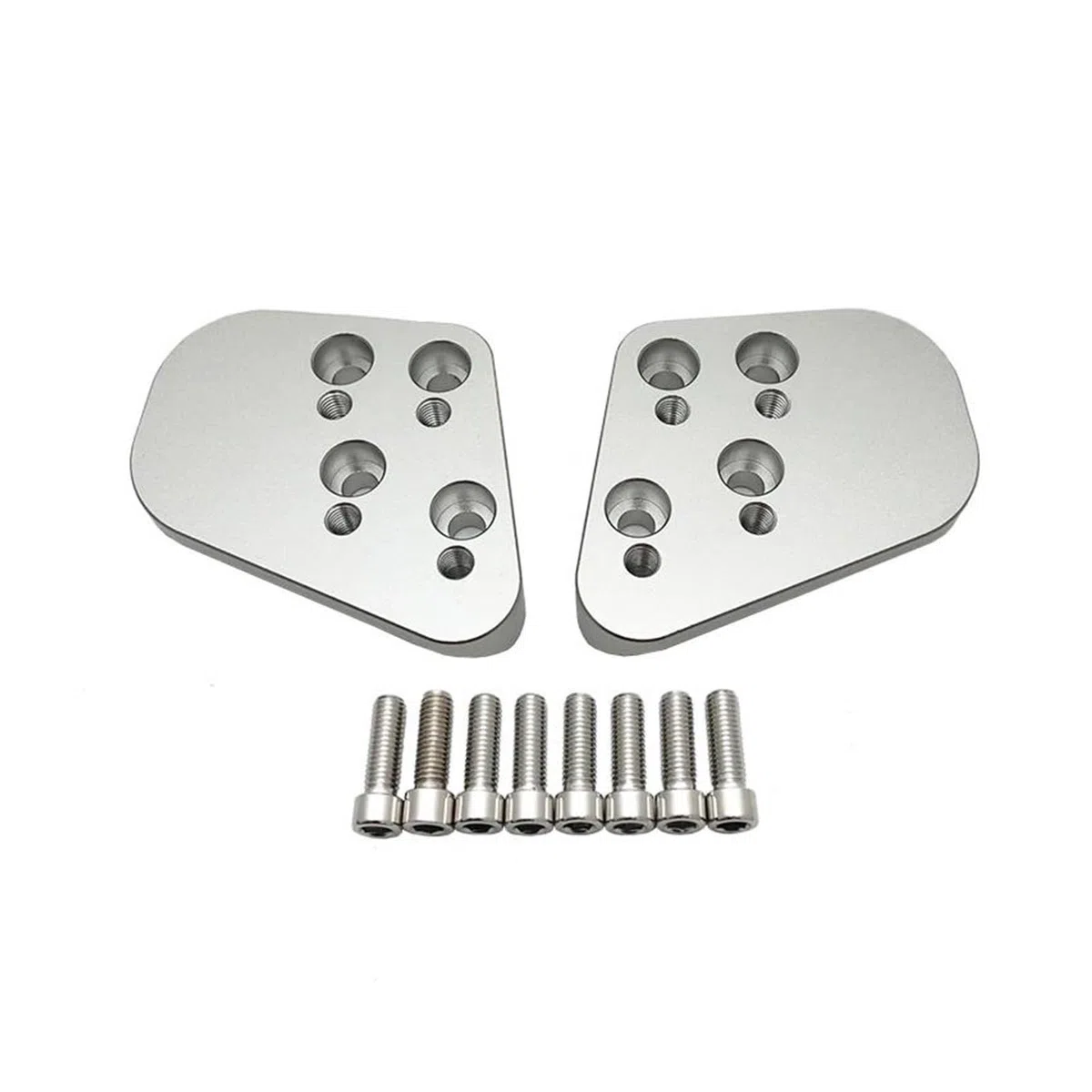 Motorcycle Manillar Riser para BMW para R1100R para R1100RT para R1150R para R1150RT para R1200RT Motocicleta Elevador De Manillar Plateado Manillar Riser