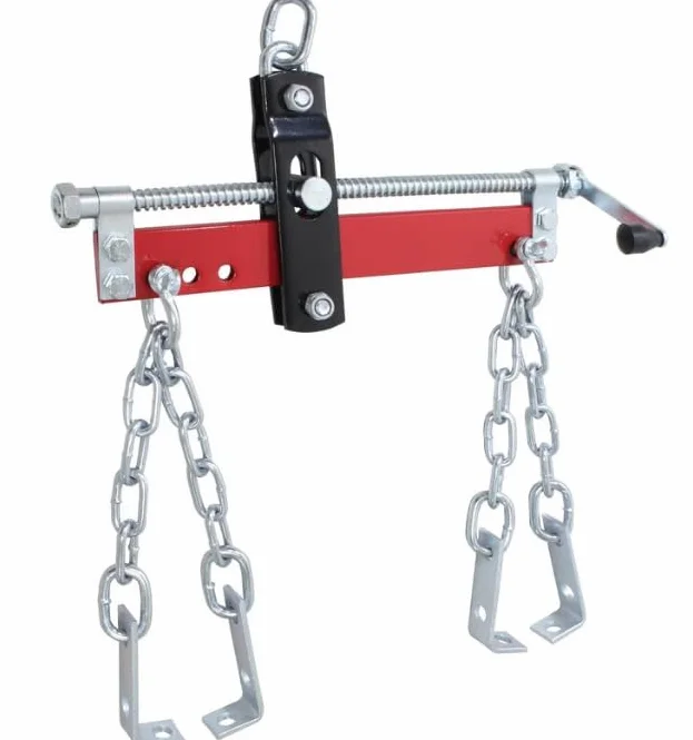 Nivelador de Motor para Grúa 680 kg – Equilibrador de Carga con Manivela y Cadenas Reforzadas – Ideal para Taller Mecánico y Montaje de Motores