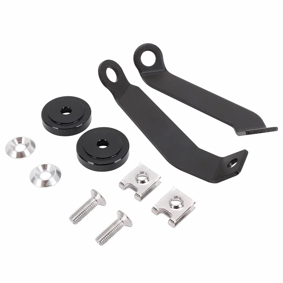 Anxin - Protector de Manos para Moto (plástico ABS, NC700X 750X CB650F CTX700 2014-2018), Color Negro