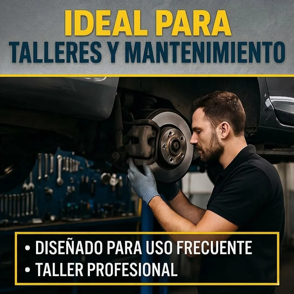 GiDeli Limpiador de Frenos 5L Canister - para Auto, Moto y Bicicleta - Elimina Aceite, Grasa, Polvo de Frenos, Restos de Adhesivo - Desengrasante para Taller, Secado Rápido, Sin Residues