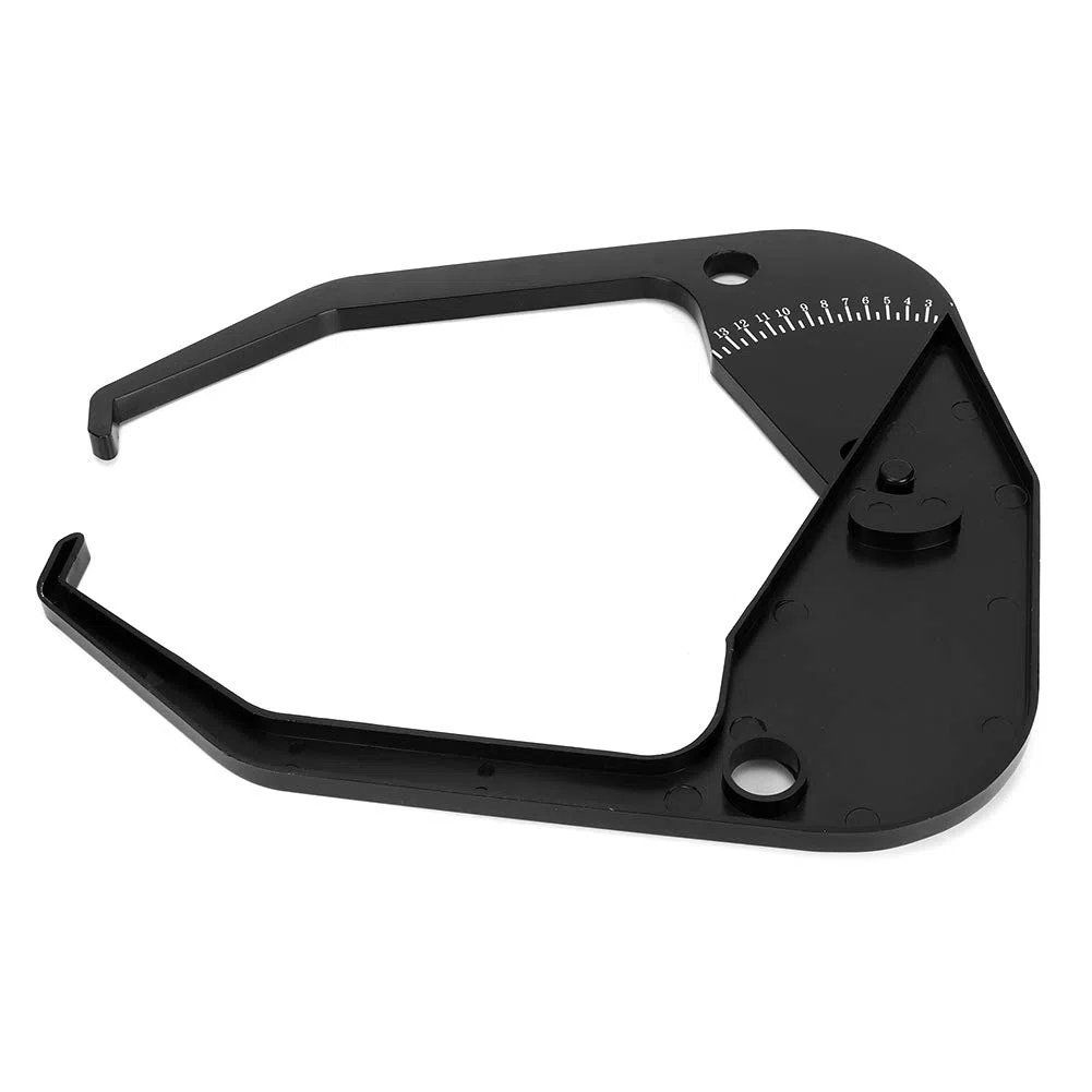 Fydun Calibrador de equilibrador de neumáticos Balanceador de ruedas Calibre de ancho de llanta Herramienta de medición de medición Apto para abrigos