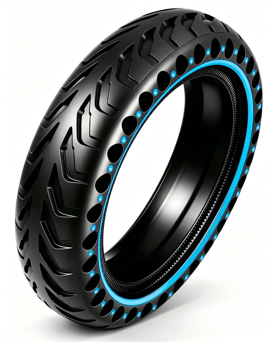 2 Piezas Neumáticos 8,5x2,0 (50/75-6.1) Macizos para Patinete Eléctrico, Compatibles con Xiaomi M365/Pro 2/3/3 Lite, Hiboy S2, Gotrax GXL V2/XR/APEX
