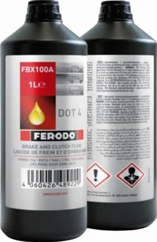 Molyrrd Ferodo FBX100A - Líquido de frenos FBX100 DOT 4 lata de 1 litro.