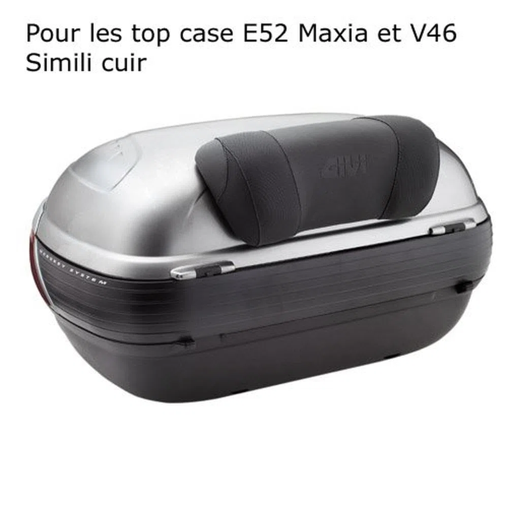 GIVI E110 Monolock Baúl Respaldo del Copiloto para E470 Simply 3, Color Negro
