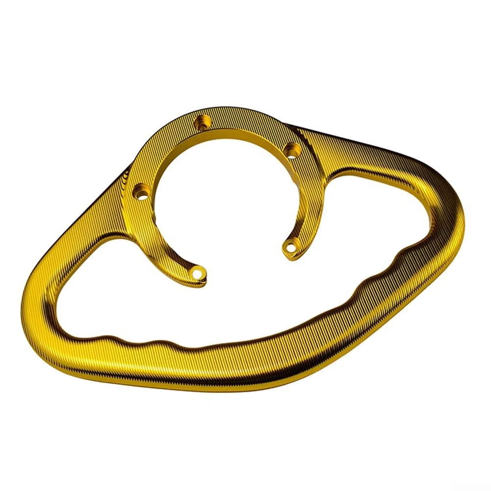 Barra de agarre para pasajeros de motocicleta Kawasaki - Mango de tanque de aleación de aluminio CNC (dorado)