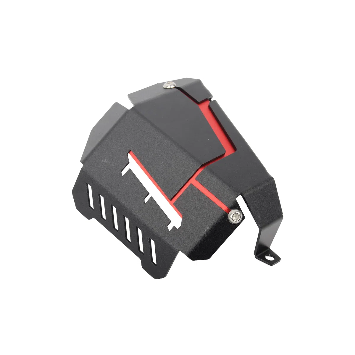 Cubierta protectora lateral del depósito del radiador de refrigeración por agua de motocicleta for Yamaha MT-07 FZ-07 MT07 FZ07(Black)