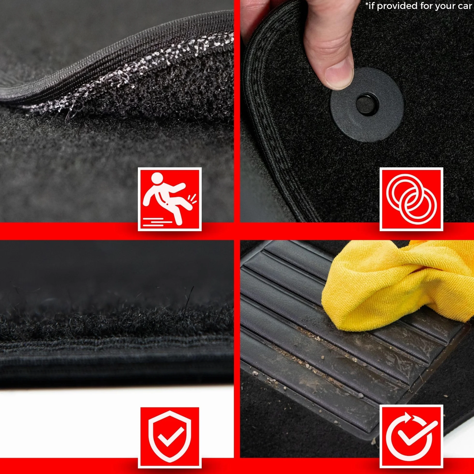 MTM SP-1645 Alfombrillas a Medida en Velour para Ceed II 05.2012-05.2018