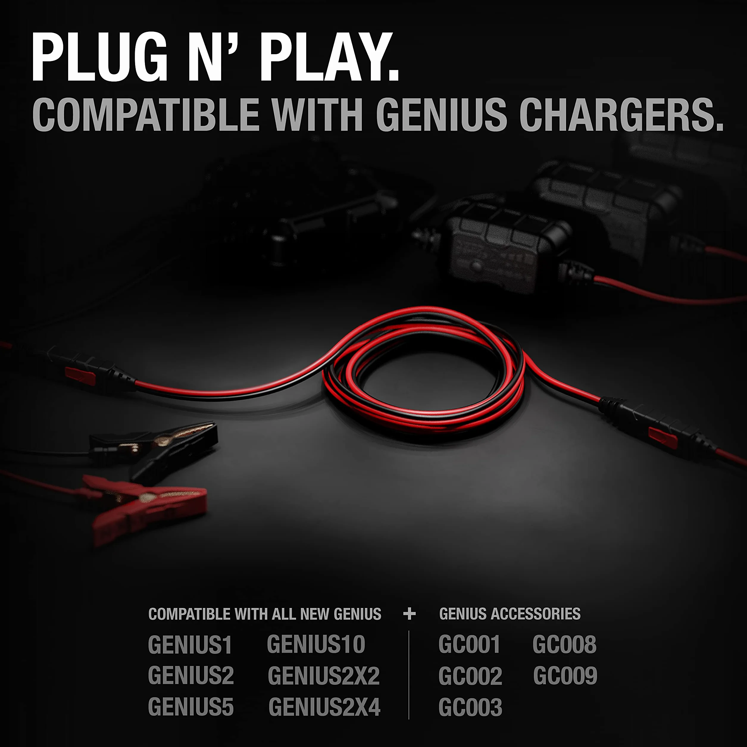NOCO GC004 X-Connect Accesorio de Cable de Extensión de 3 Metros para Cargadores de Batería Inteligentes NOCO Genius