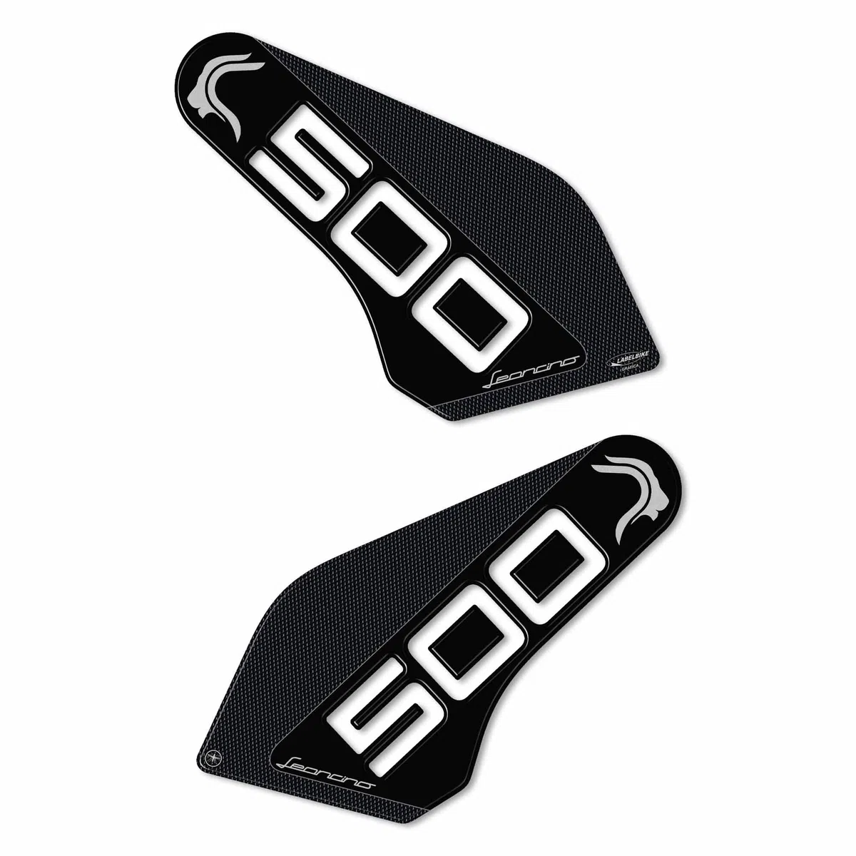 labelbike - Pegatinas 3D Resina Protección lateral Depósito compatibles con Benelli Leoncino 500