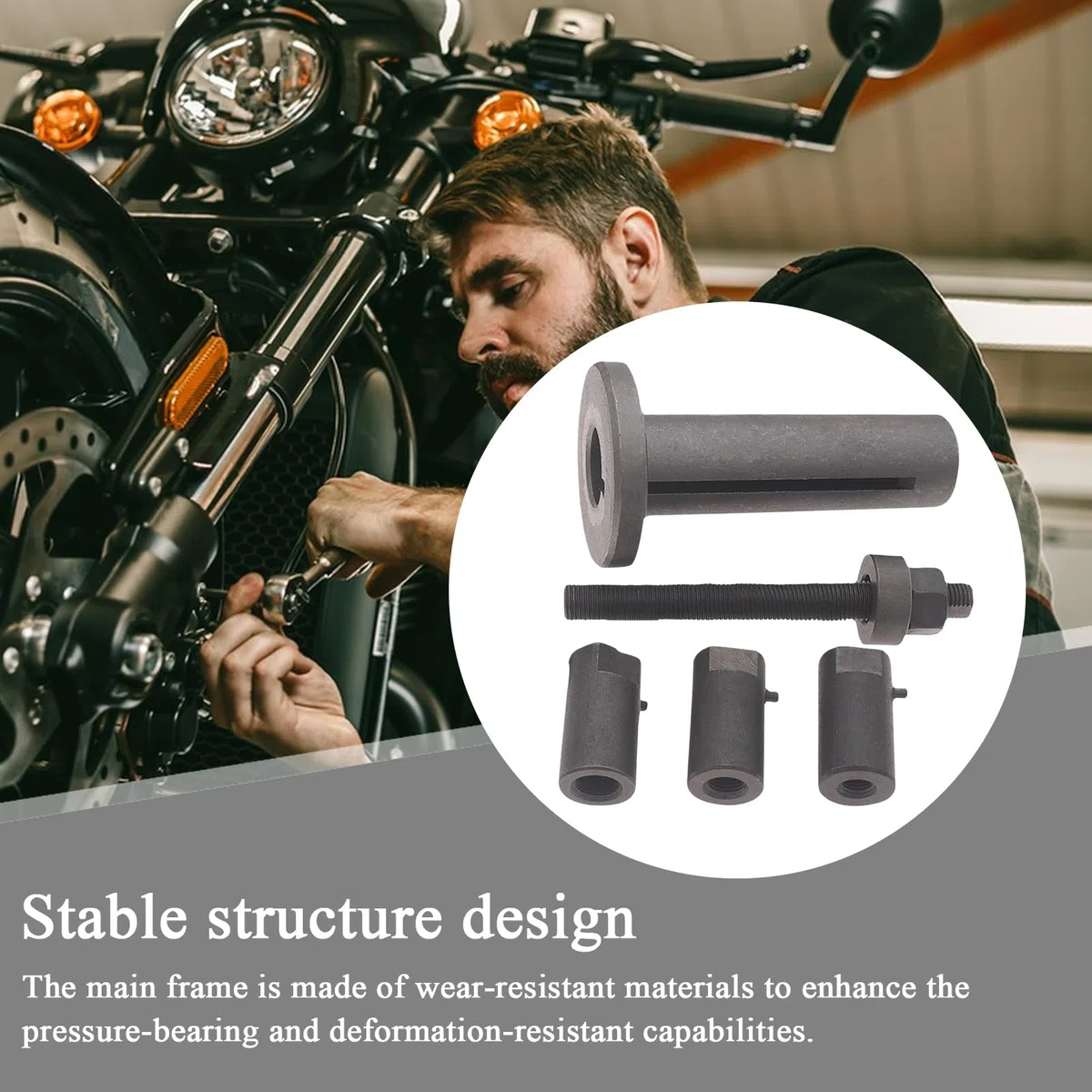 Kit de para Motocicleta | Extractor de para Motocicleta | Kit Multiusos de Accesorios y Reparación para Sustitución de Motos