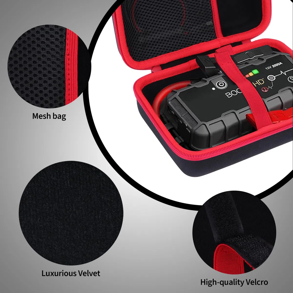 Dura Funda Protectora Compatible con Boost X GBX55 Arrancador de Batería