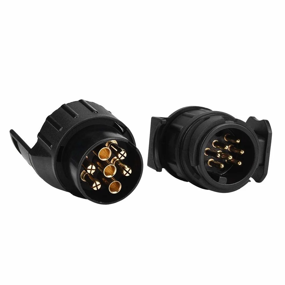 Comprobador de enchufe de remolque de 13 pines para remolque, luz de remolque, cable de circuito, probador de enchufe para remolques automáticos solo para vehículos europeos