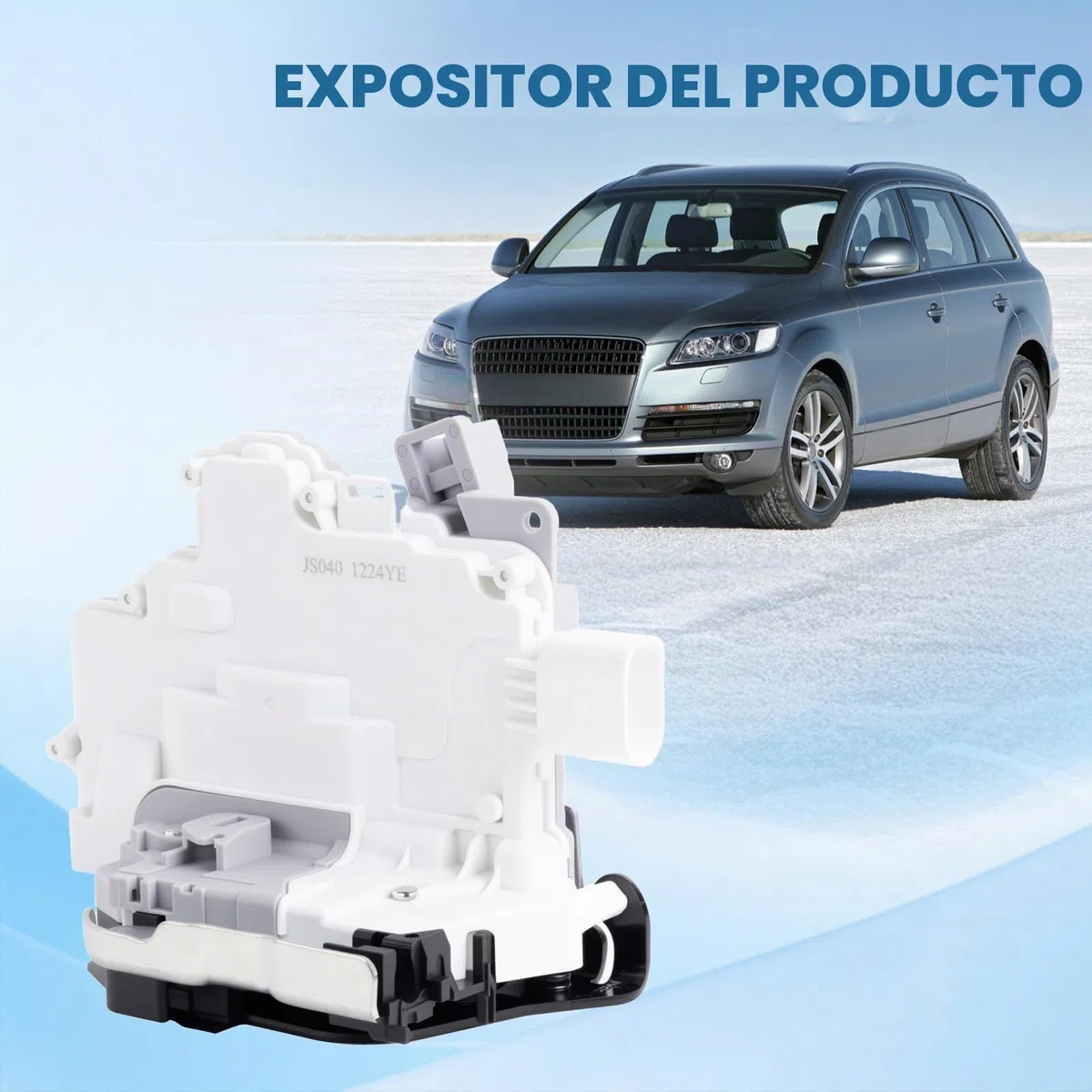 Actuador para el mecanismo de bloqueo de la puerta trasera derecha. Compatible con Touareg II (7P5, 7P6), A4 B8 (8K2, 8K5, 8KH), A5 B8 (8T3, 8TA, 8F7), Q3 (8UB, 8UG). Repuesto para 8K0839016.