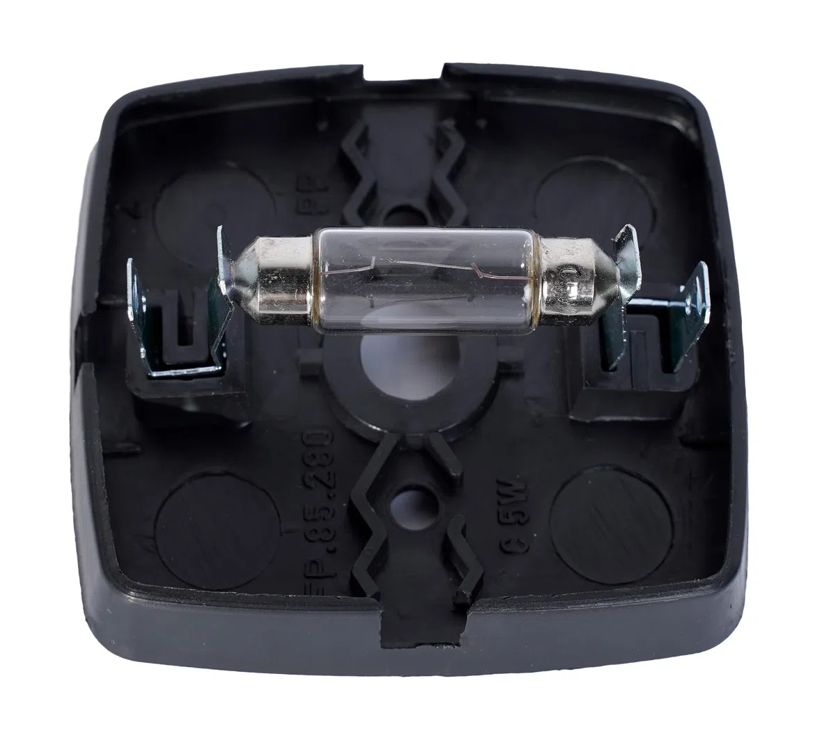 2x luces de posición Laterales para Remolque, cuadradas blancas, con bombilla incluida 12V, luz de gálibo. 66 x 62mm