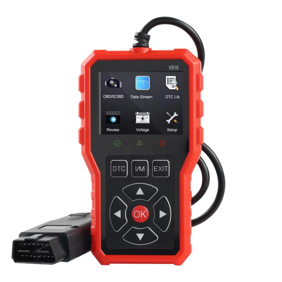 Escáner de diagnóstico de vehículos, 2 en 1 para Leer y borrar Datos de Errores, Herramienta de escaneo de diagnóstico automotriz, Lector de código de Falla de Motor de Coche para Camiones