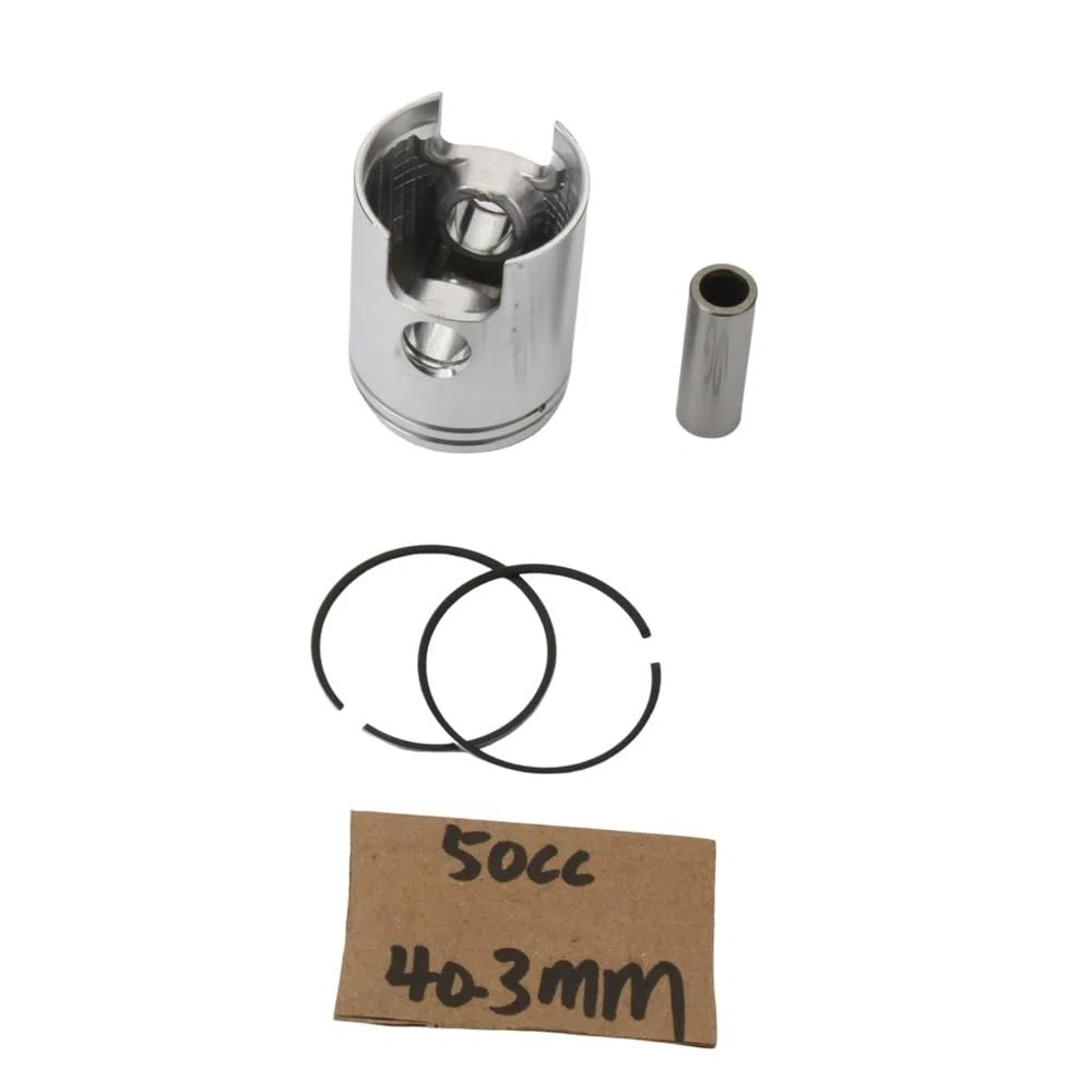 Kit de pistón 50cc 70cc 90cc 40,3 mm 47 mm 49 mm para Motor Minarelli AM6 de 2 Tiempos Compatible con CH Racing WSM WXE 50 2003-2005(50CC 40.3MM)