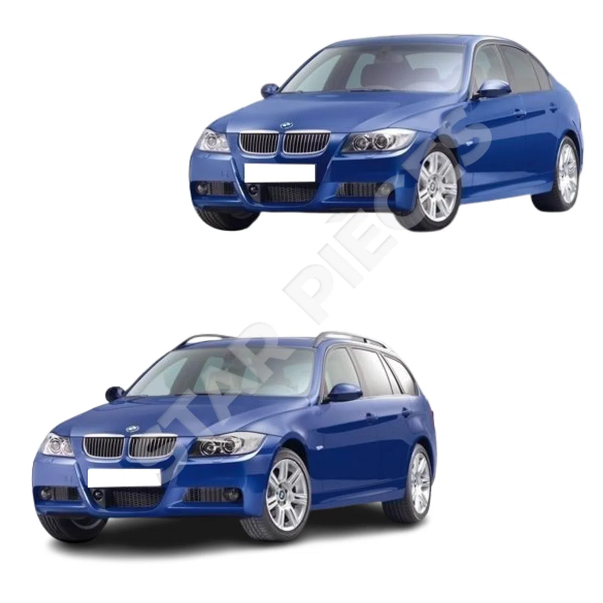 2 amortiguadores capó compatibles para BMW E90, E91, E92, E93 (Serie 3) (2005-2013) muelle apertura del capó. 51237060550, 51237900795, 51237129190