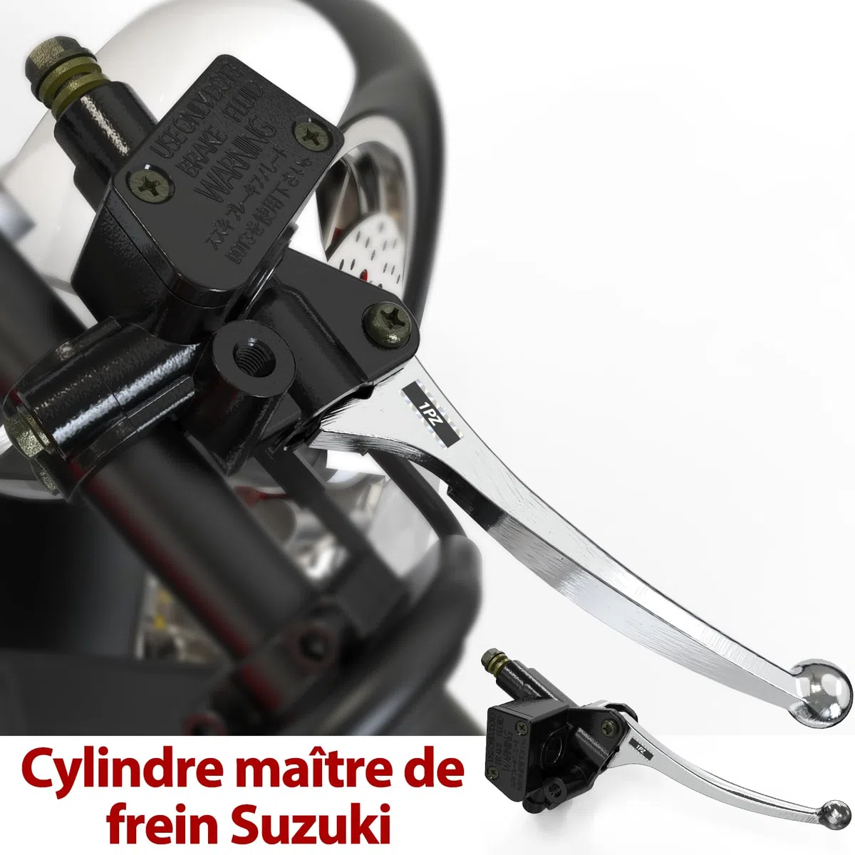 1PZ FR2-GH9 22mm cilindro maestro freno derecho delantero 7/8" universal duradero reemplazo para Suzuki Address V125G V100 Sepia ZZ Vexter Moto Scooter Dirt Bike, ATV Quad