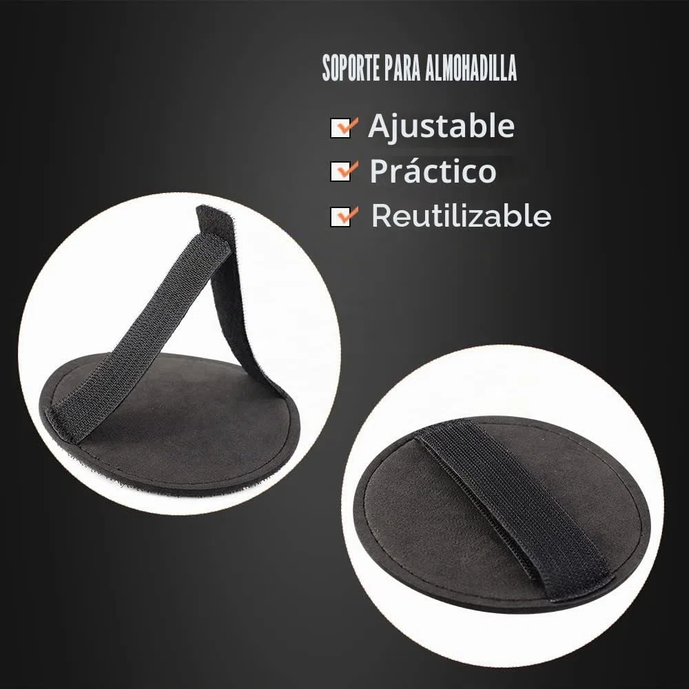 SPTA Clay Bar Pad, 1 Disco Clay Bar de 150 mm y 1 aplicador Manual de 150 mm, para Limpieza Magic Car Pad Limpieza, Reutilizable y Lavable