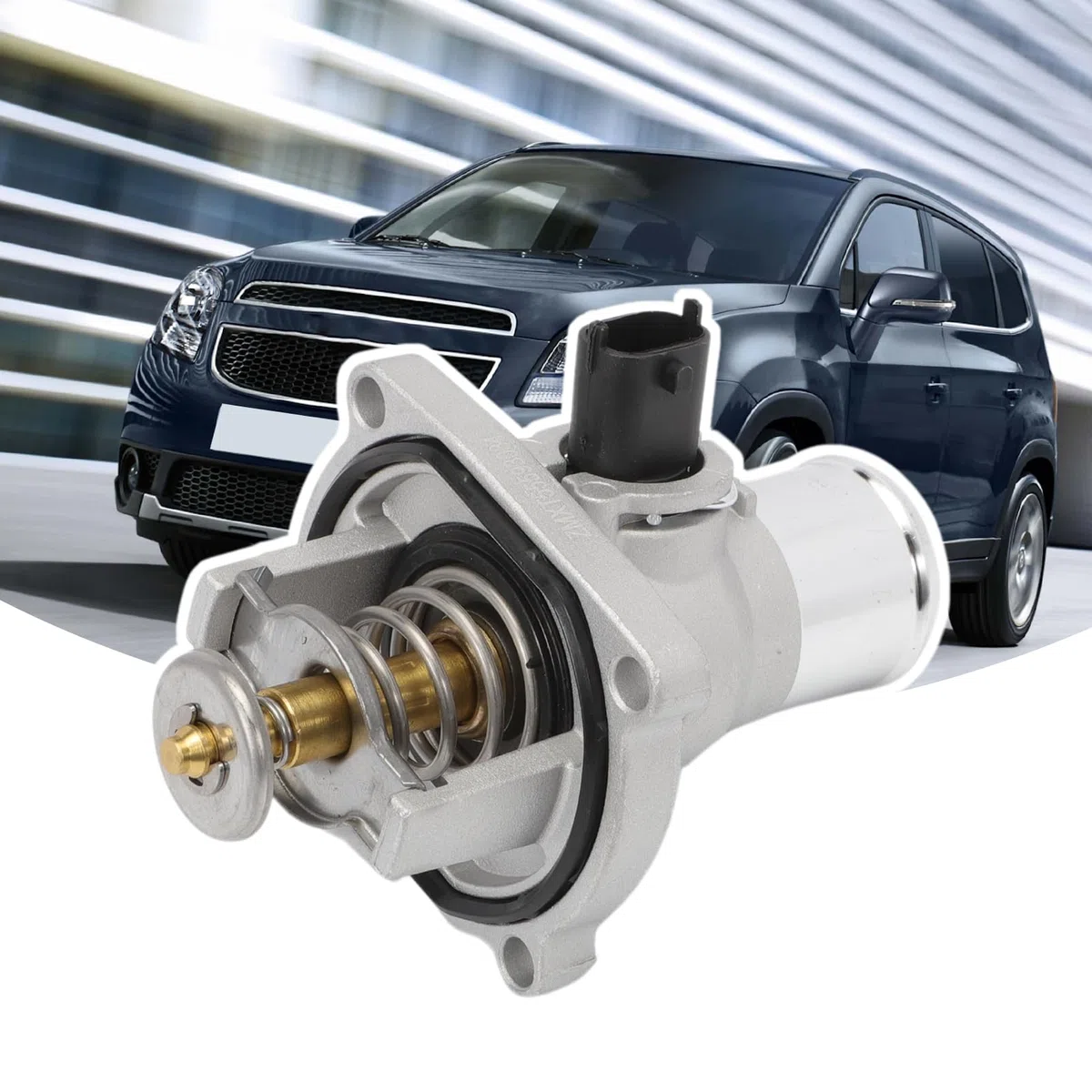 Termostato refrigerante carcasa, sello, sensor 2 polos delantero izquierdo para Cruze Orlando Astra Insignia Vectra Zafira 96984104 Termostato refrigerante 71770832