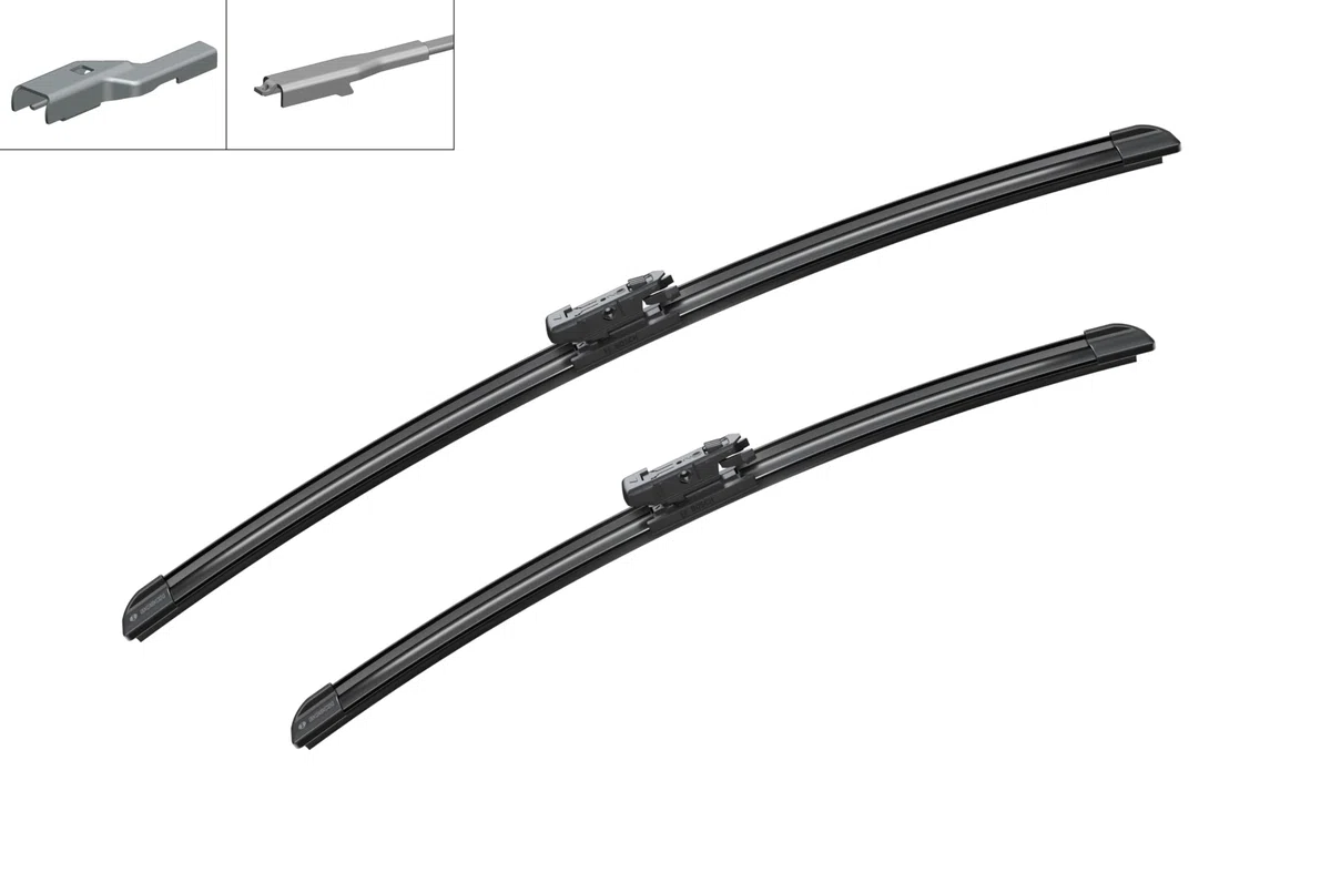 Bosch Aerotwin eA 696 S Limpiaparabrisas Frontal - Set de 2 Escobillas de Recambio para más Seguridad al Conducir, con Adaptador Multi-Clip Premontado, 55 cm / 45 cm, Embalaje Fino y Compacto