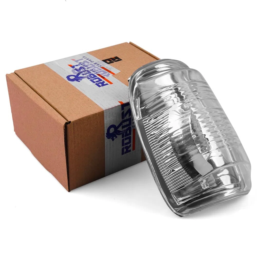 ROBUST - Lente de luz indicadora de espejo retrovisor transparente para lado izquierdo del pasajero para Ford Transit Mk8 2014-2019 BK3113B381AB 1847387
