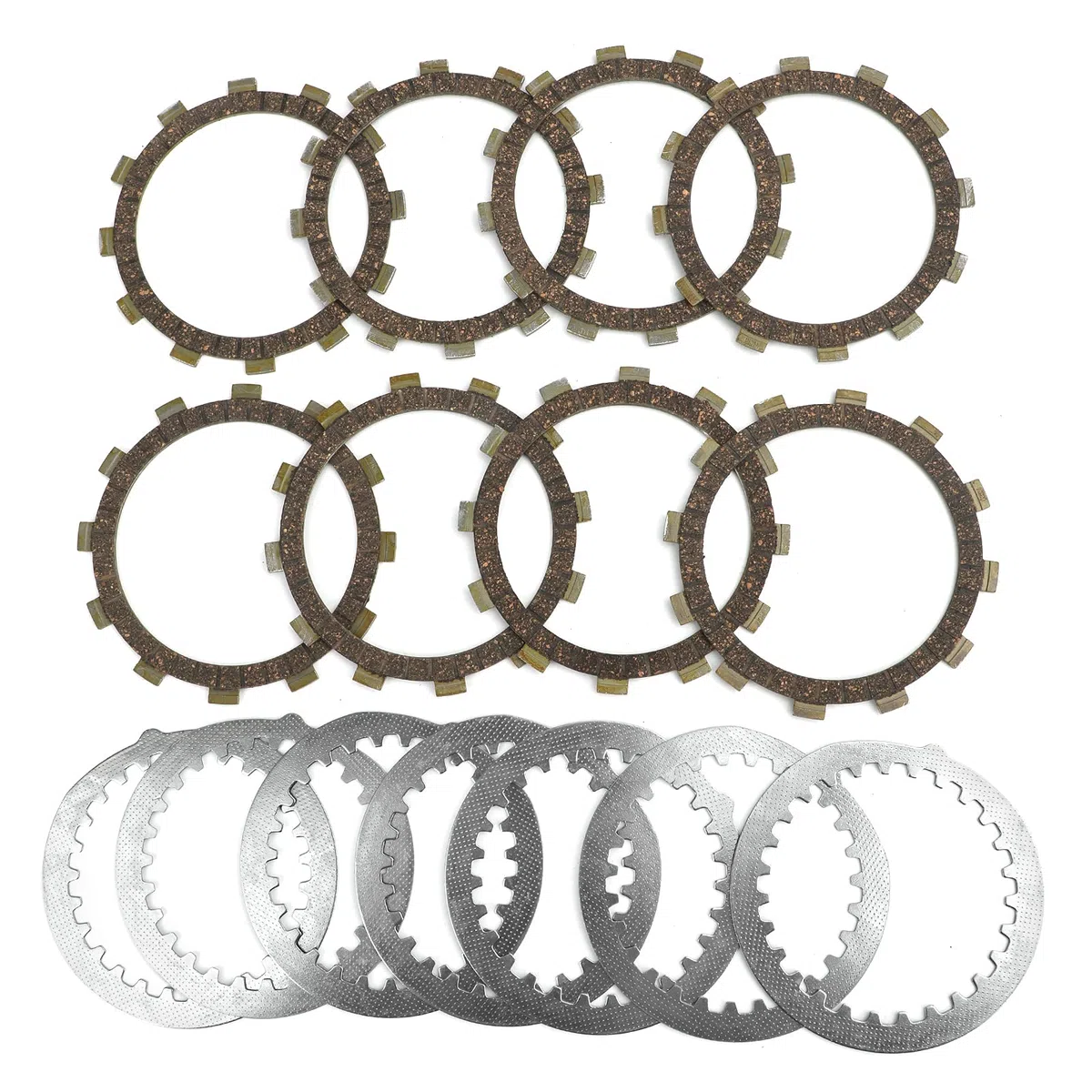 Clutch Kit Iron & Friction Plates fit para Yamaha XJ600 51J XS500 FZ600 YX600