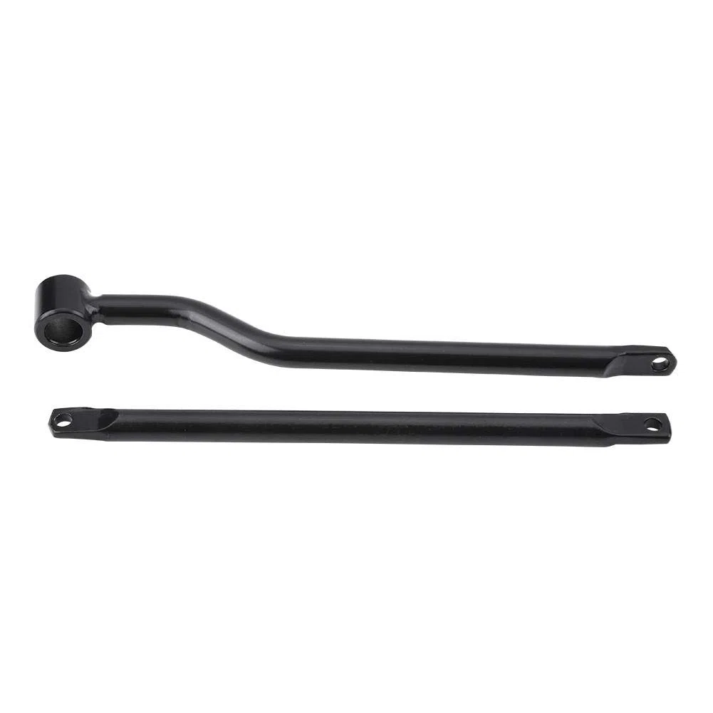 Qiilu Soporte de Ribete para Motocicleta, Varilla de Soporte de alforja para Soporte Negro de Motocicleta