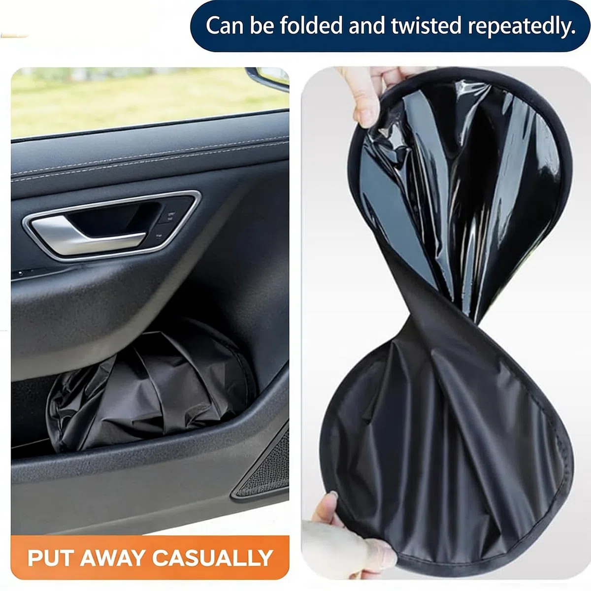 Paquete de 4 parasoles para ventana de coche, máxima protección solar para ventanas laterales, viseras solares estáticas para niños y bebés, bloqueador UV para ventanas laterales delanteras y