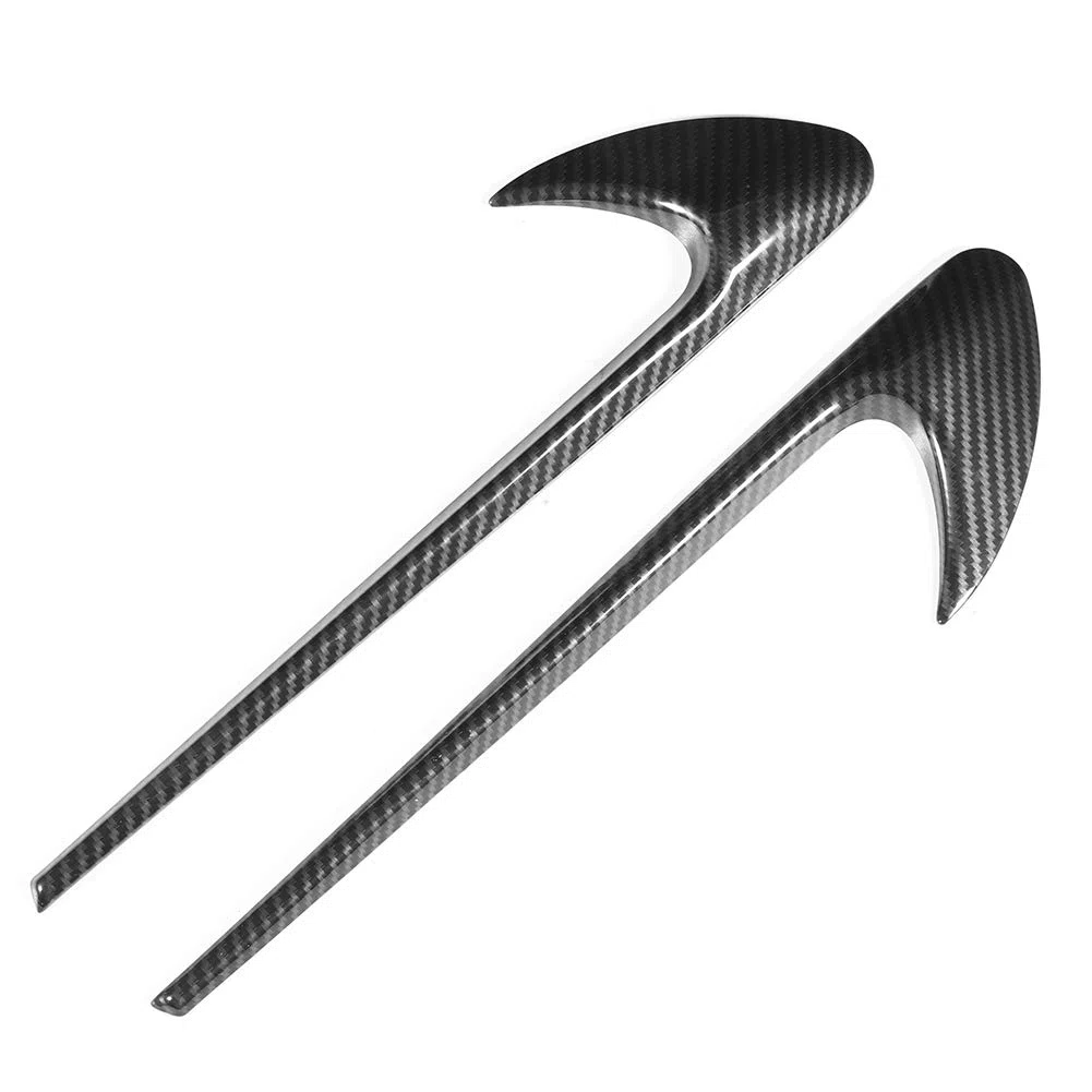 Tbest Insignia Amg para Guardabarros de Coche, Pegatinas Decorativas para Guardabarros de Coche, Estilo de Fibra de Carbono Compatible con Mercedes Ces Cls Class W205 W213