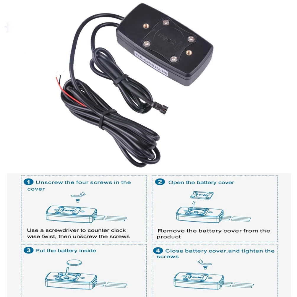 Termómetro termómetro de 3 en 1 Temperatura de Reloj del voltímetro Medidor de Voltaje Sensor para Motos de Motos de Nieve motoras ATV Aceite de Barco