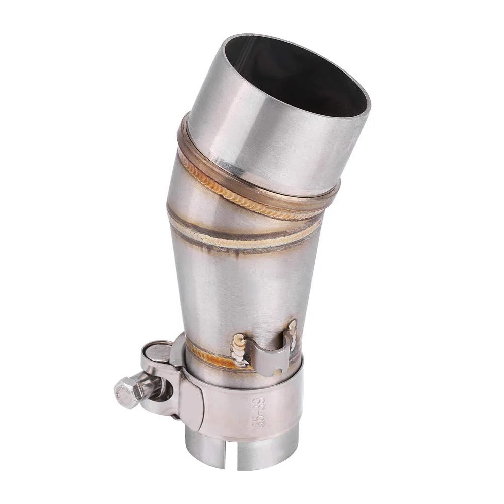 Tubo de Enlace Intermedio de Escape - BiuZi Accesorios de Sistema de Escape de Conector de Adaptador de Tubo de Enlace de Silenciador de Escape de Motocicleta for Z250 250 13-16