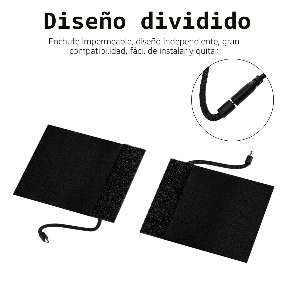 Puños calefactables para motocicleta y bicicleta Overgrips - Empuñadura con control de temperatura inteligente de tres niveles 12V, universal, 1 par