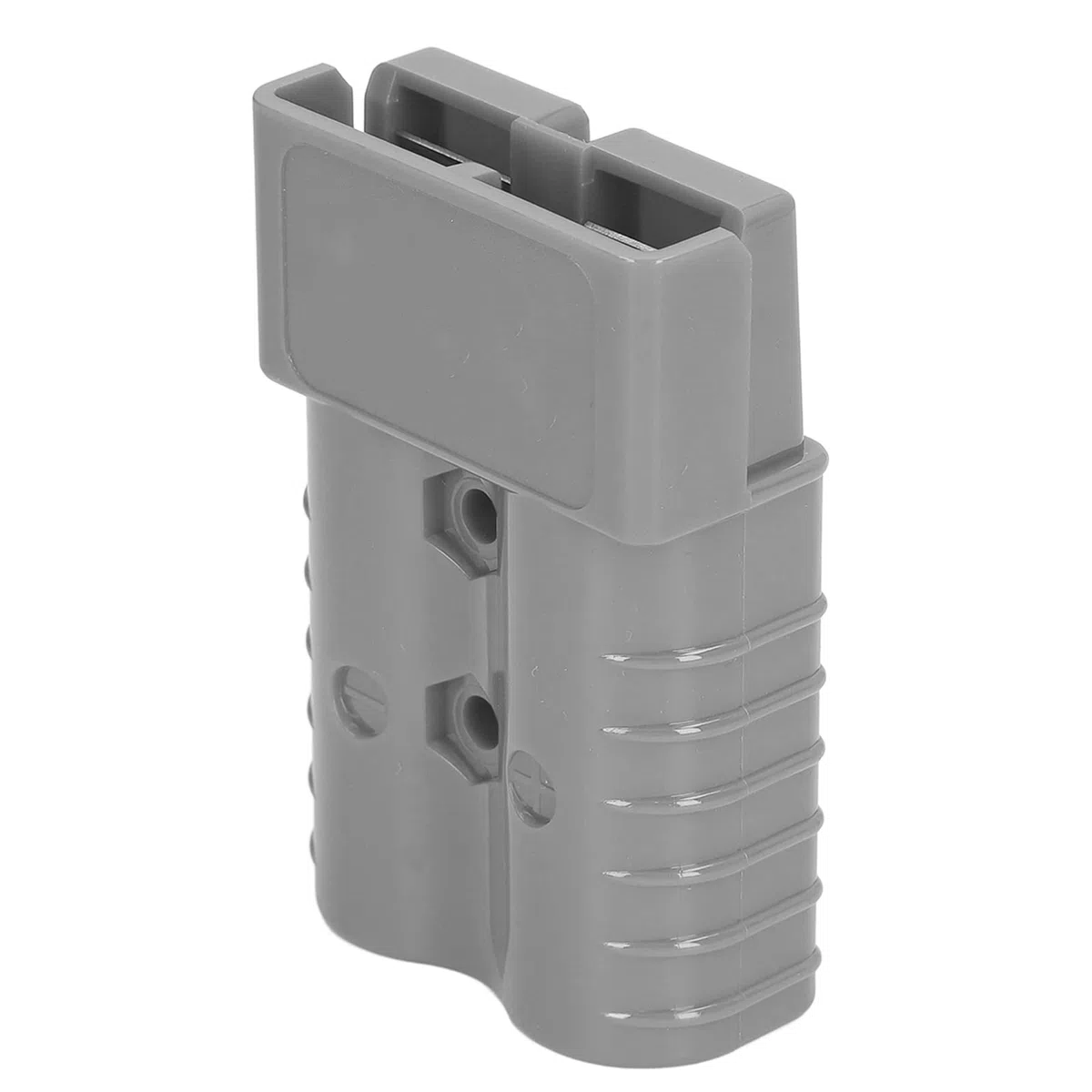 Conector de Batería 350A, Conector de Enchufe Bipolar de Pequeño Volumen Terminal Plateado SH350 de Alta Corriente para Carretilla Elevadora (Gris)