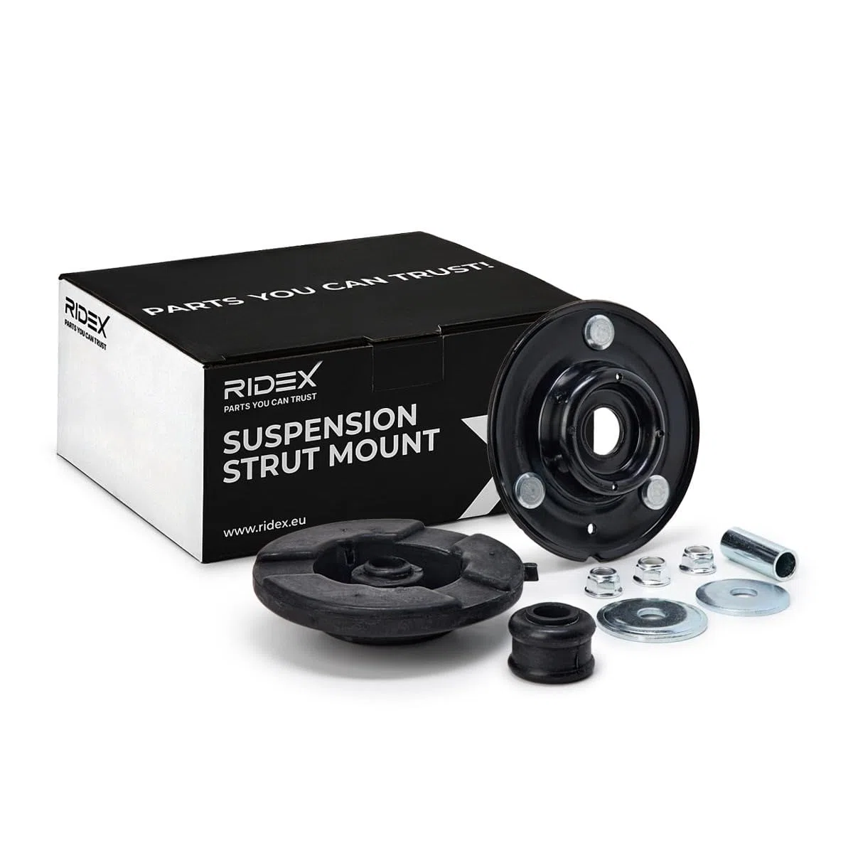 RIDEX 1180S1671 Copela de amortiguador Delantero Compatible con NISSAN NP300 Navara Pick-up D40