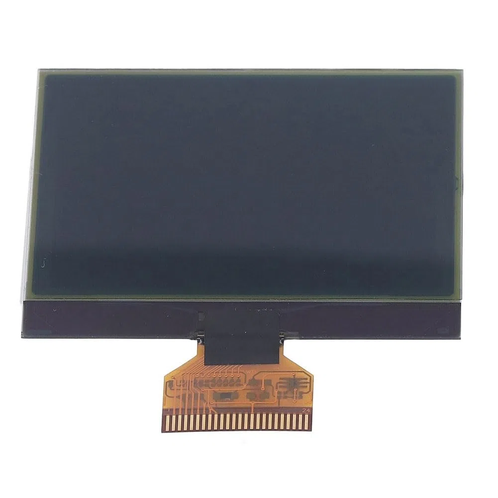 Pantalla LCD de tablero Donkivvy, pantalla de visualización del cluster de instrumentos LCD con conexión FPC del velocímetro Compatible con A4 B6 B7 2002-2008