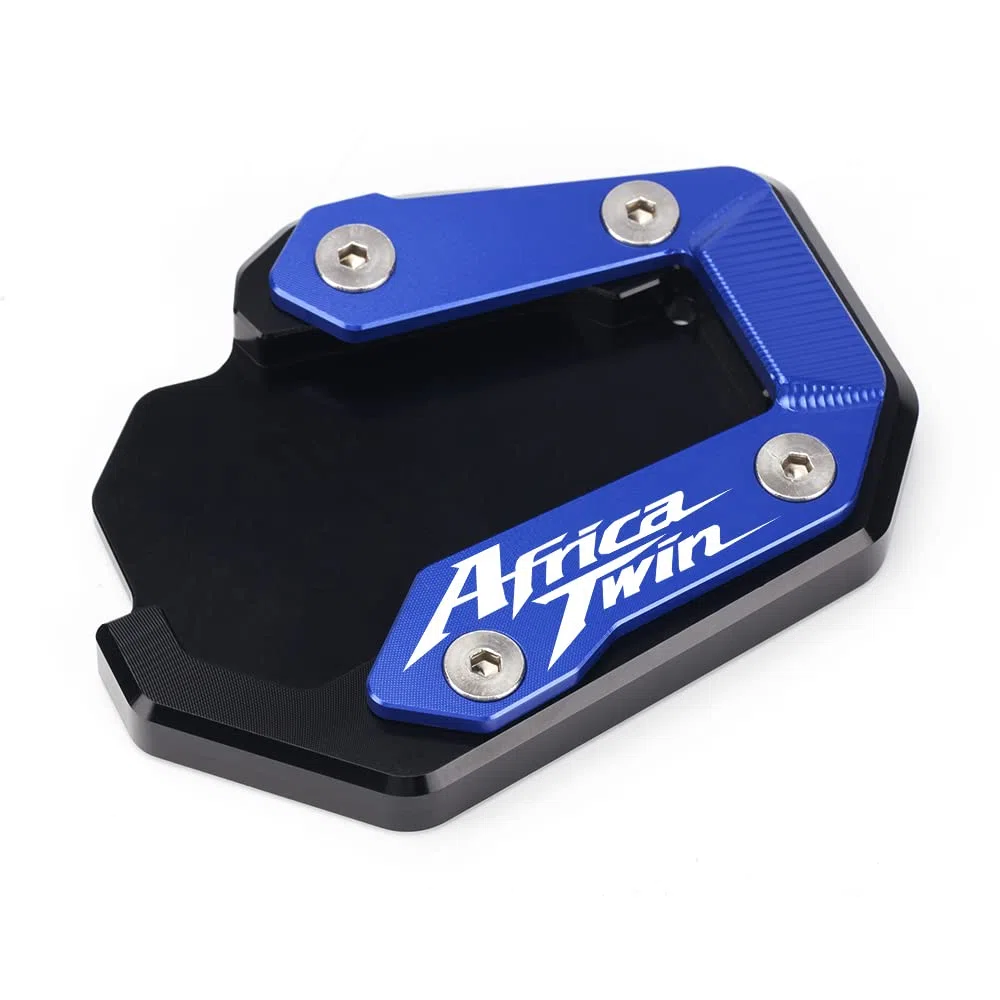 para CRF1100L Africa Twin 2019-2023 Almohadilla de extensión de soporte lateral para pie de pata de cabra de motocicleta africa twin 1100 Accesorios (azul)