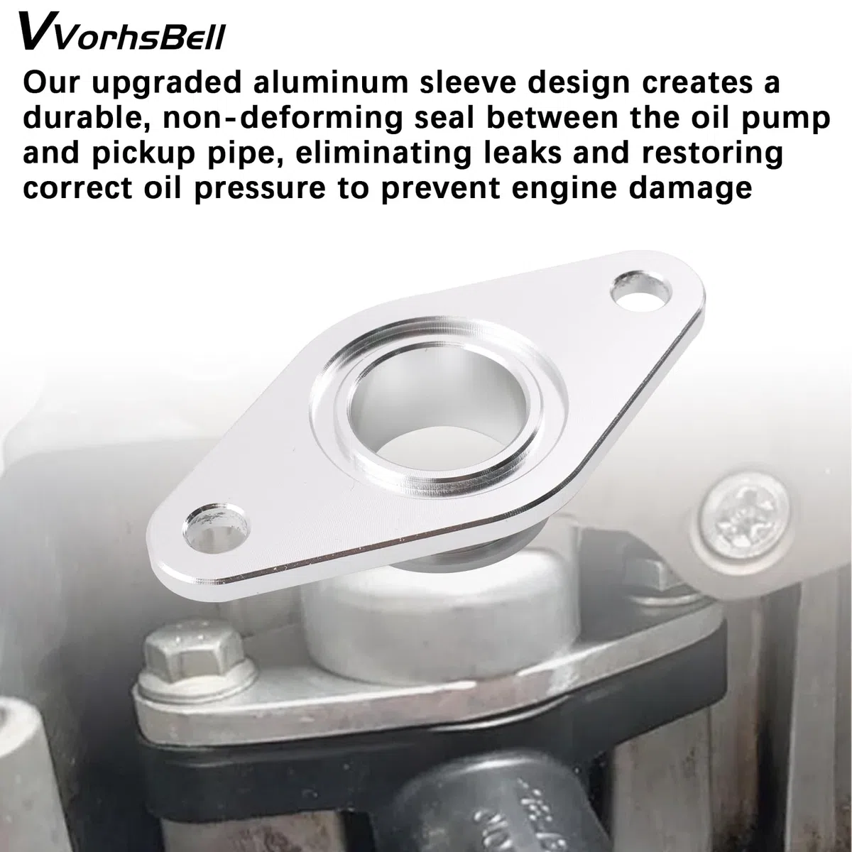 Junta de tubo de recogida de la bomba de aceite compatible con Vauxhall Opel Insignia Astra Zafira Cascada 2.0 CDTI A20DTH A20DTR, manga de aluminio OE 55589549 646125 y anillos de goma de