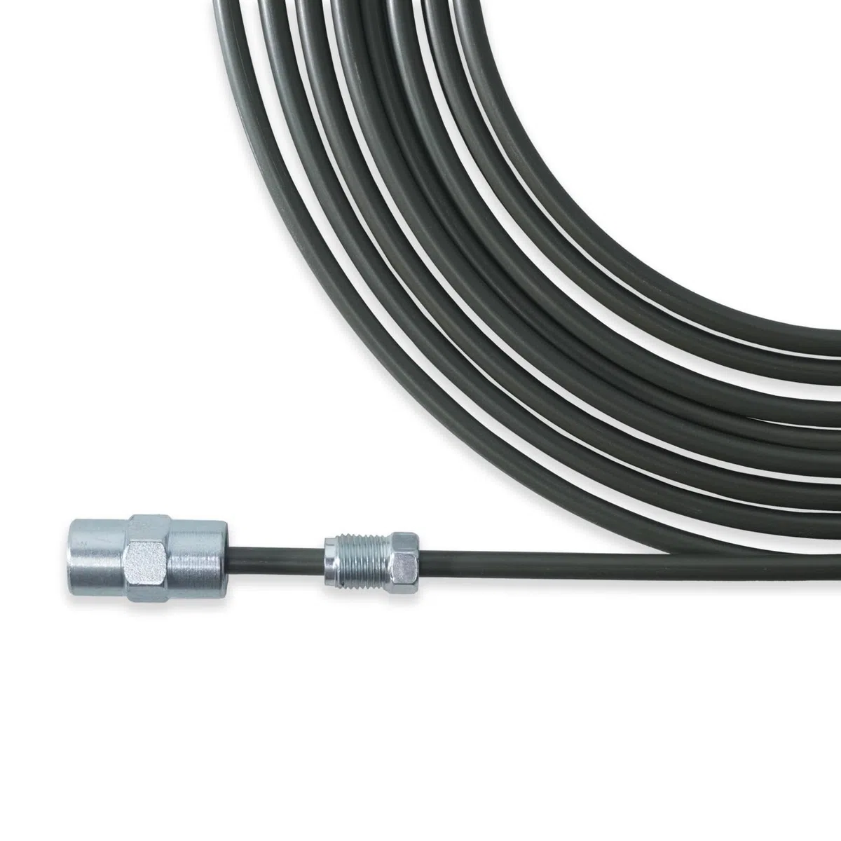 Línea de freno de 10 m Ø 4,75 mm tubo de freno con 10 juntas roscadas + 5 conectores, línea de acero recubierta de cobre para sistemas de frenos hidráulicos de automóviles