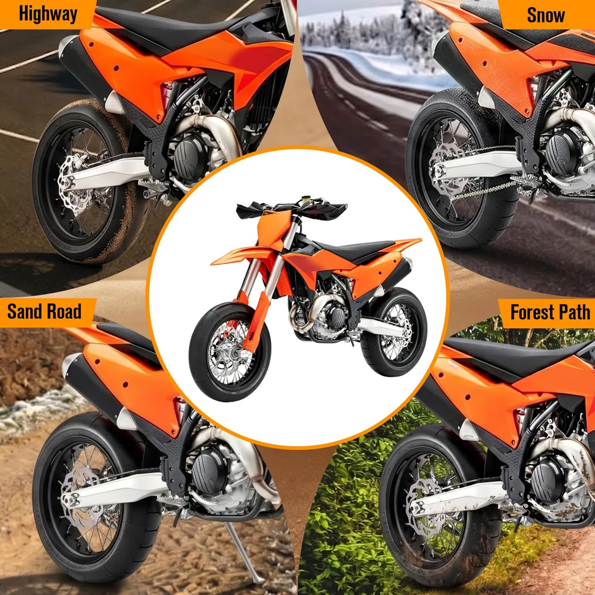 Disco Trasero 220mm,Trasero Redondo Acero Inoxidable Rotores XC XCR XCF XCF XCRF MXC EXC EXCF SX SXF SXS EXC125 XC200W XC250W MXC200 SX150 SXS125 GS125 MXC450 SMR450