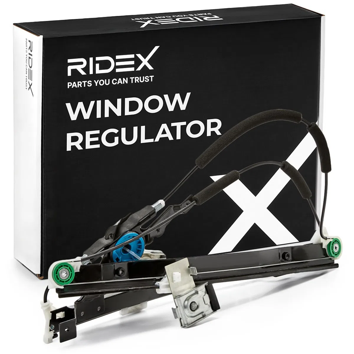 RIDEX 1561W0039 Elevalunas eléctrico Delante, Izquierda sin electromotor Compatible con FORD Mondeo Mk3 Familiar BWY