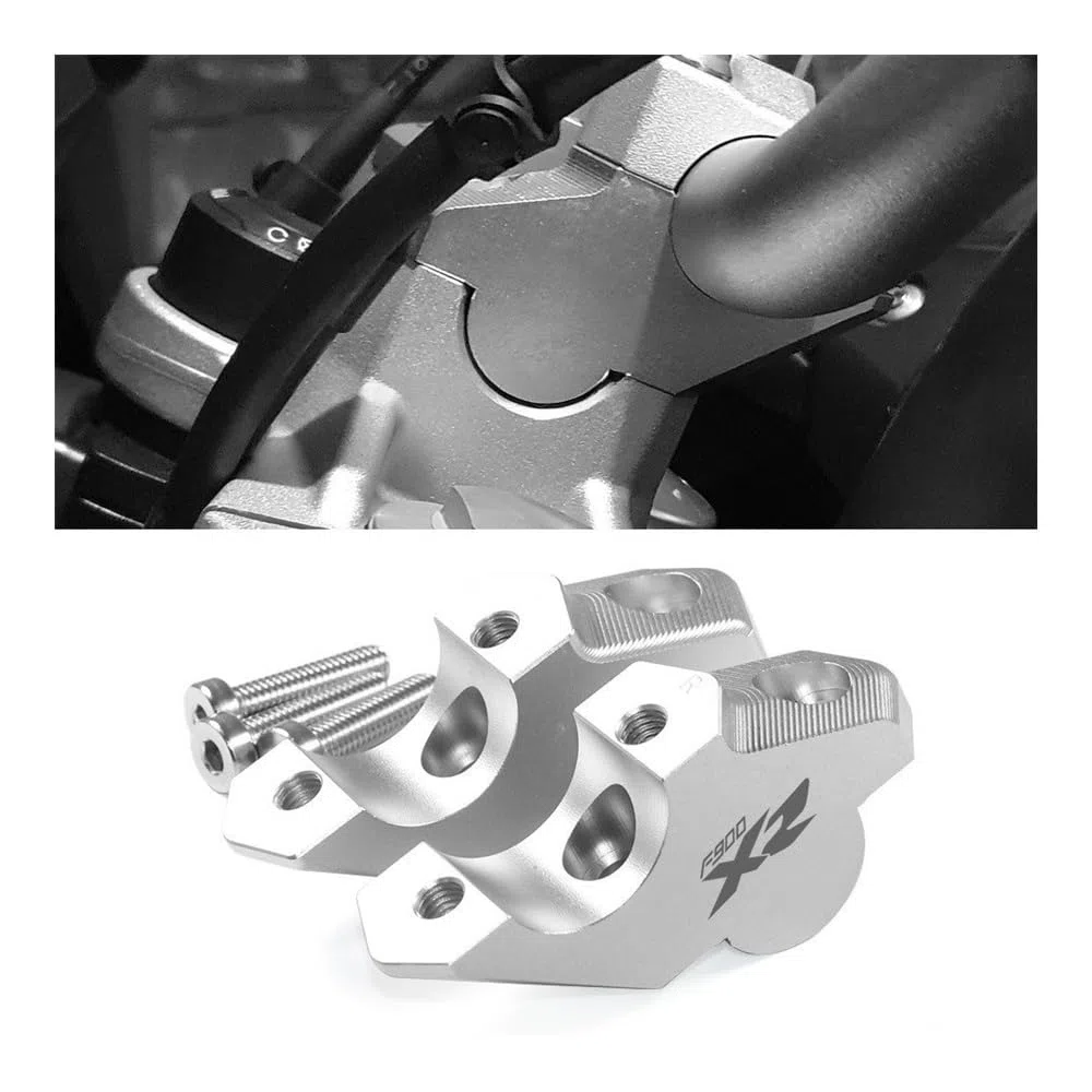 Torretas Manillar Elevación Moto Abrazadera De Elevación para Manillar Motocicleta para F850, F 850 ​​GS 2018-, ADV 2019-, F900R, F900XR, 900 R XR 2020