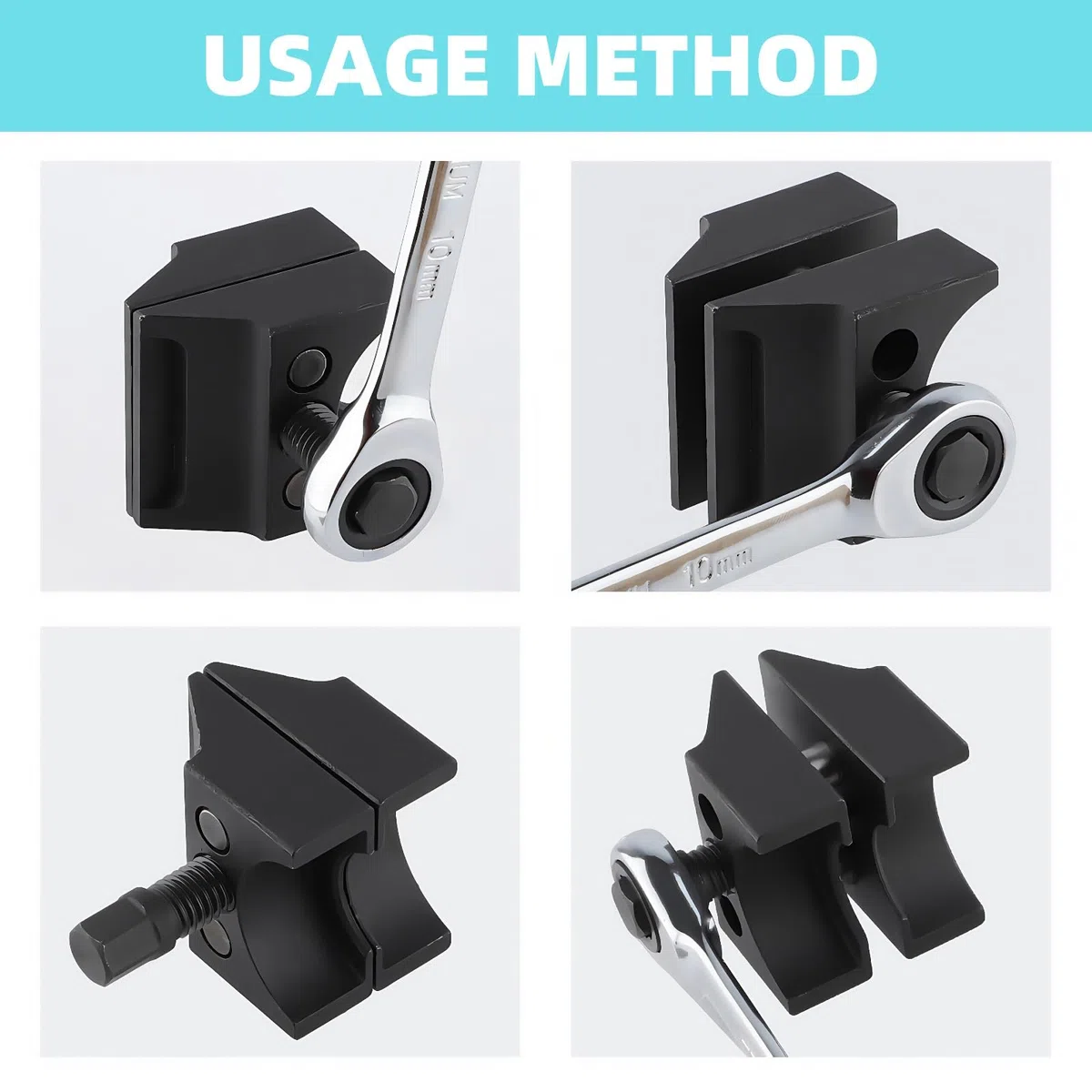 Separador de Amortiguadores, Separador de Mangueta Fácil de Usar, Separador de Mangueta con Cubo Dividido, Herramienta para Separar la Mangueta para Suspensión de Automóvil