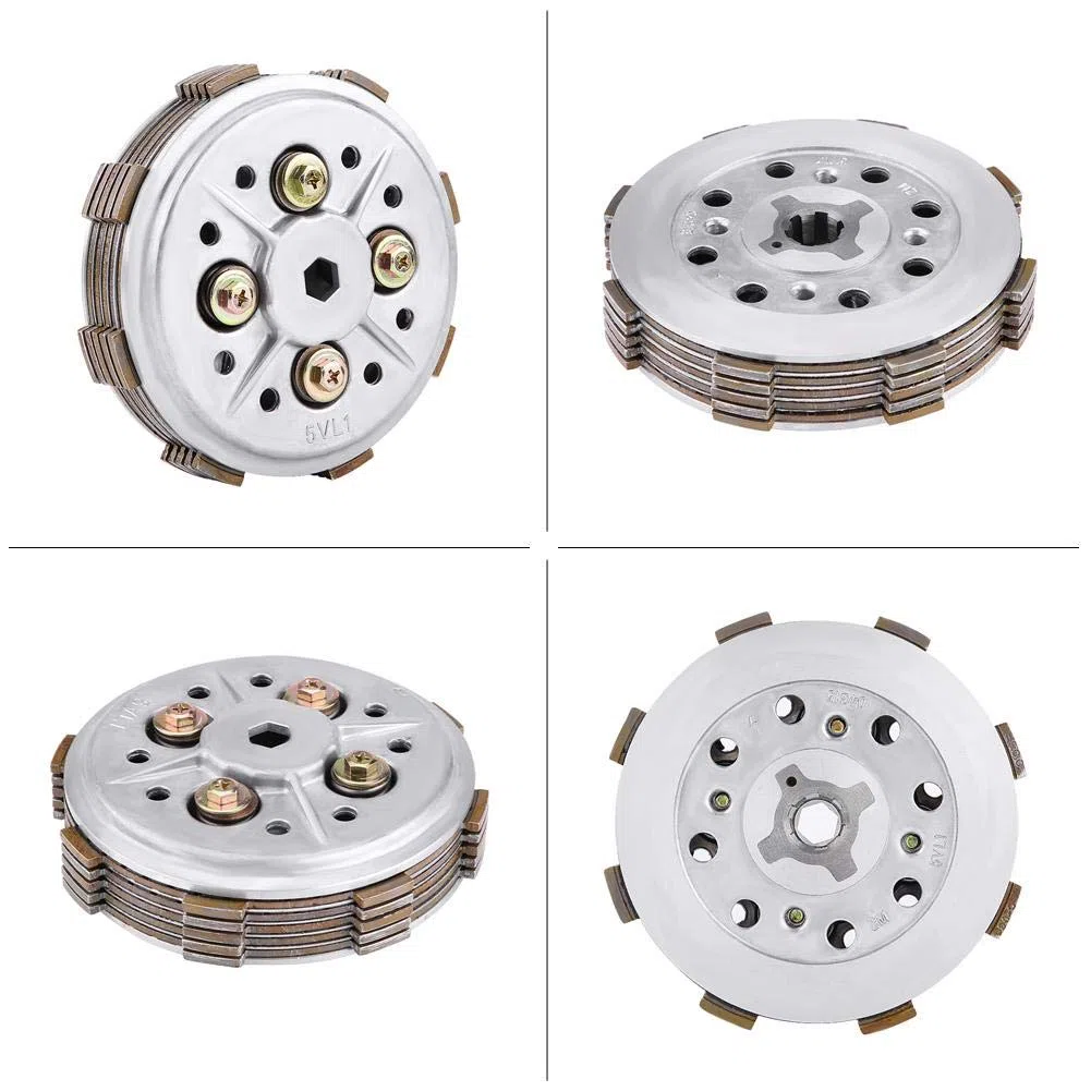 De Embrague para Motocicleta YBR125 YBR 125 – Conjunto De Plato De Presión De Reemplazo Directo Compatible con Modelos Originales Fabricado con Materiales Duraderos para Rendimiento Óptimo
